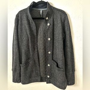Mountain HardWear Sarafin Button Up Wool Cardigan Coat Size Small